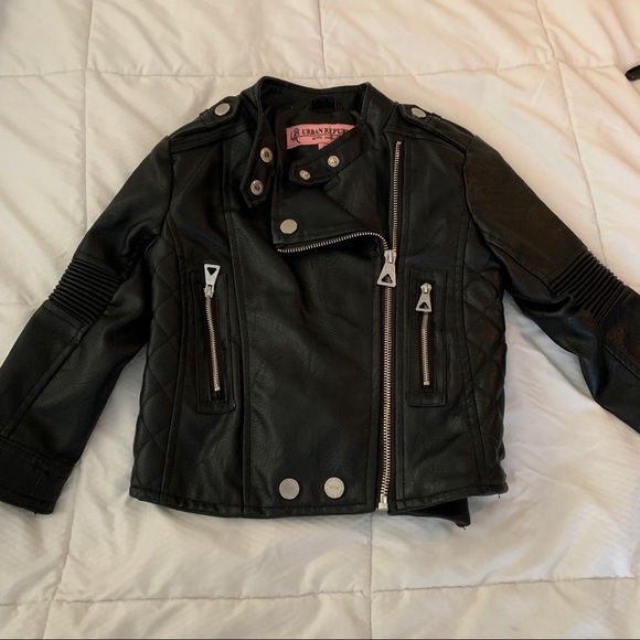 Other - Toddler black faux leather jacket